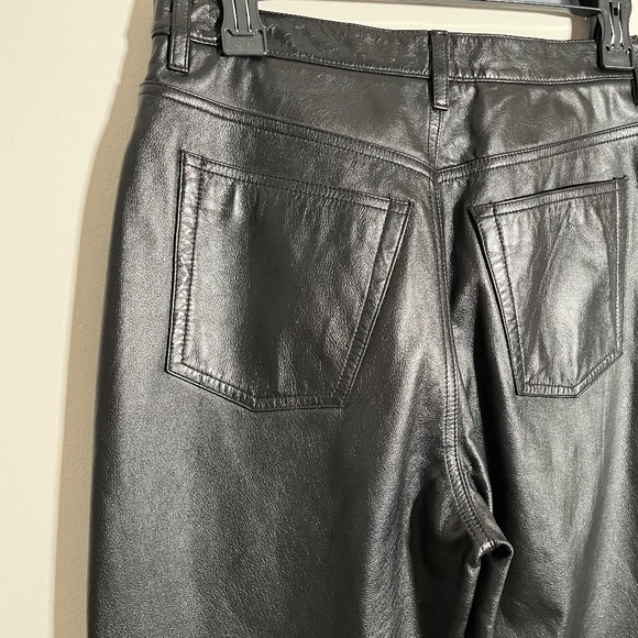 Jones New York Black 100% Leather Pants - Picture 6 of 6